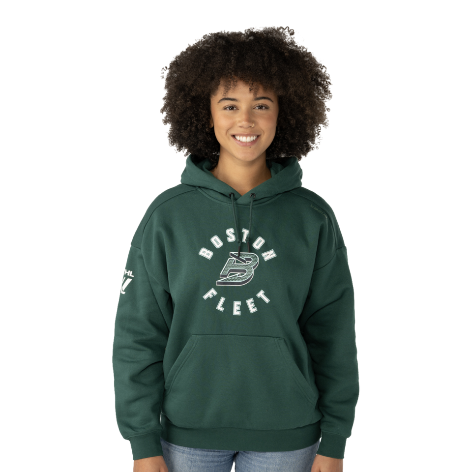 BAUER PWHL TEAM ULTIMATE HOODIE WOMENS BOSTON FLEET