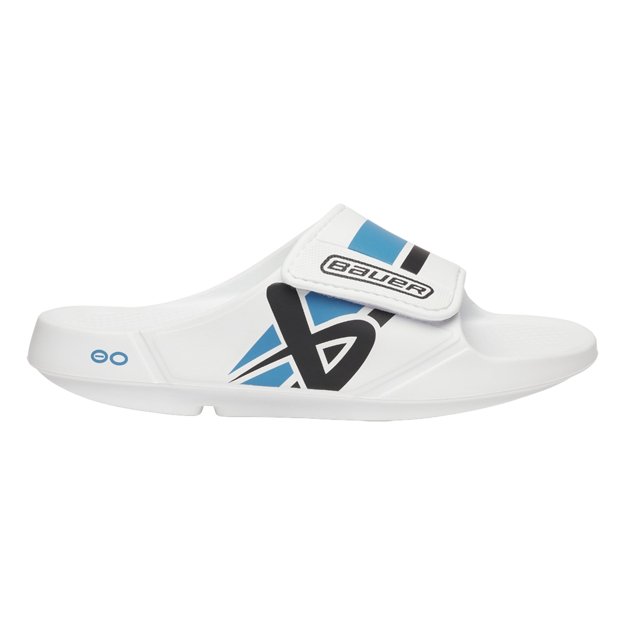 1065477_BTH25_APPAREL_OOFOS_SPORT-FLEX_SLIDE_WHT-BLU_shot1_2f241472-a01c-4424-8961-03ac09714e0e.png