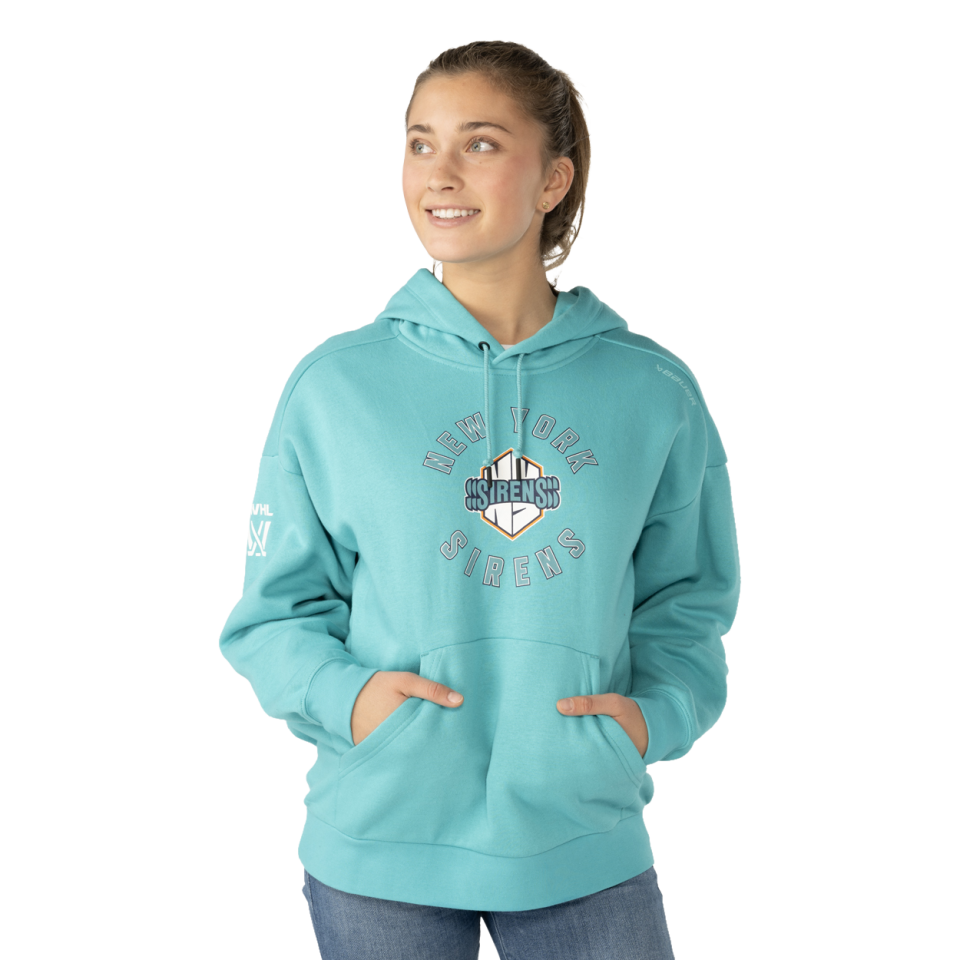 BAUER PWHL TEAM ULTIMATE HOODIE WOMENS NEW YORK SIRENS