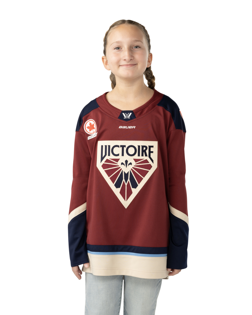 BAUER PWHL HOME JERSEY MONTREAL VICTOIRE KIDS