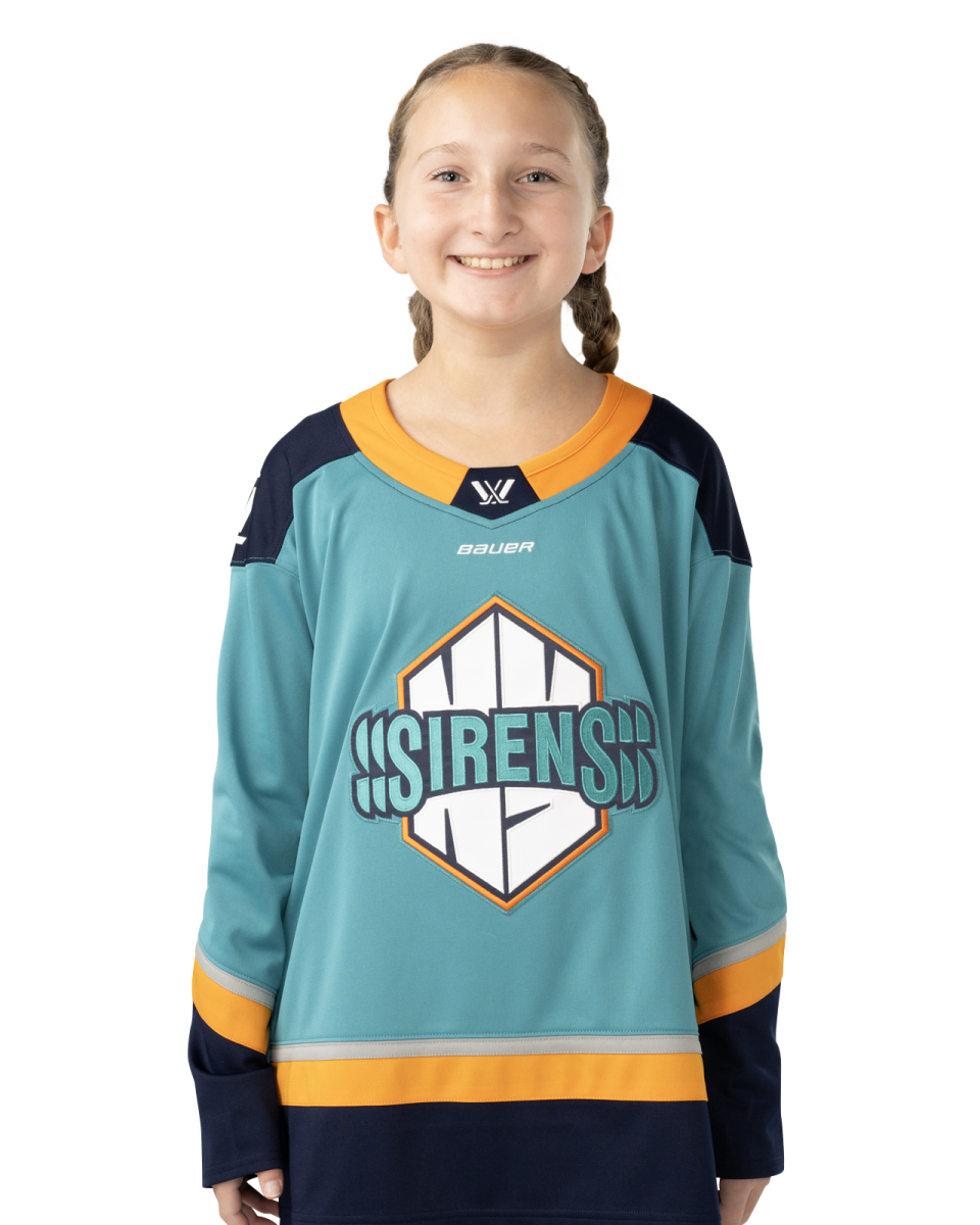 BAUER PWHL HOME JERSEY NEW YORK SIRENS KIDS