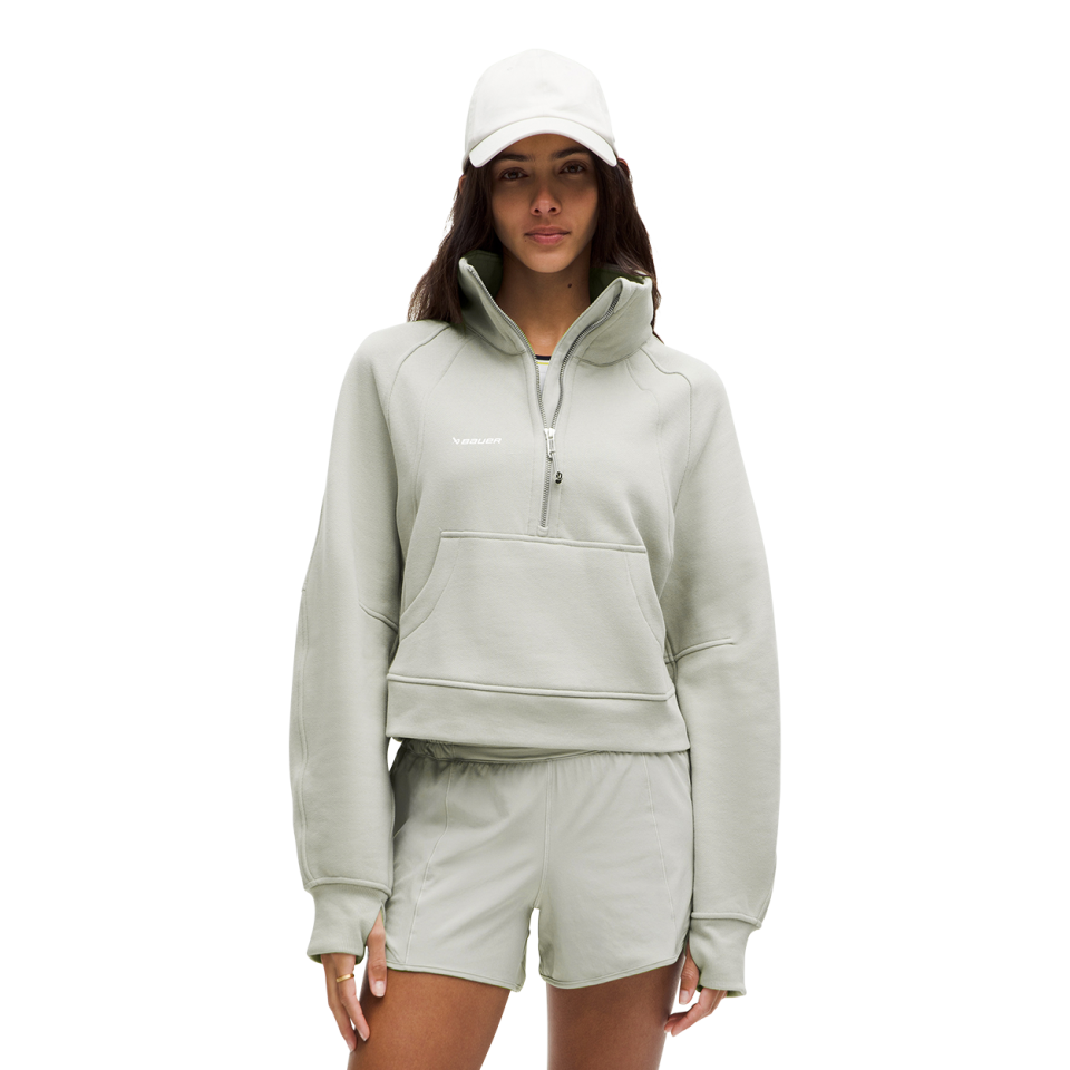 BAUER lululemon SCUBA FUNNEL 1/2 ZIP WOMENS