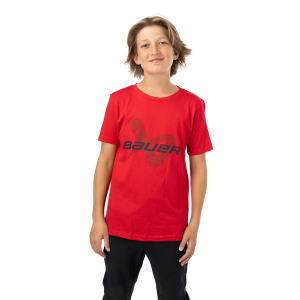 BAUER CORE SHORTSLEEVE LOCKUP TEE YOUTH