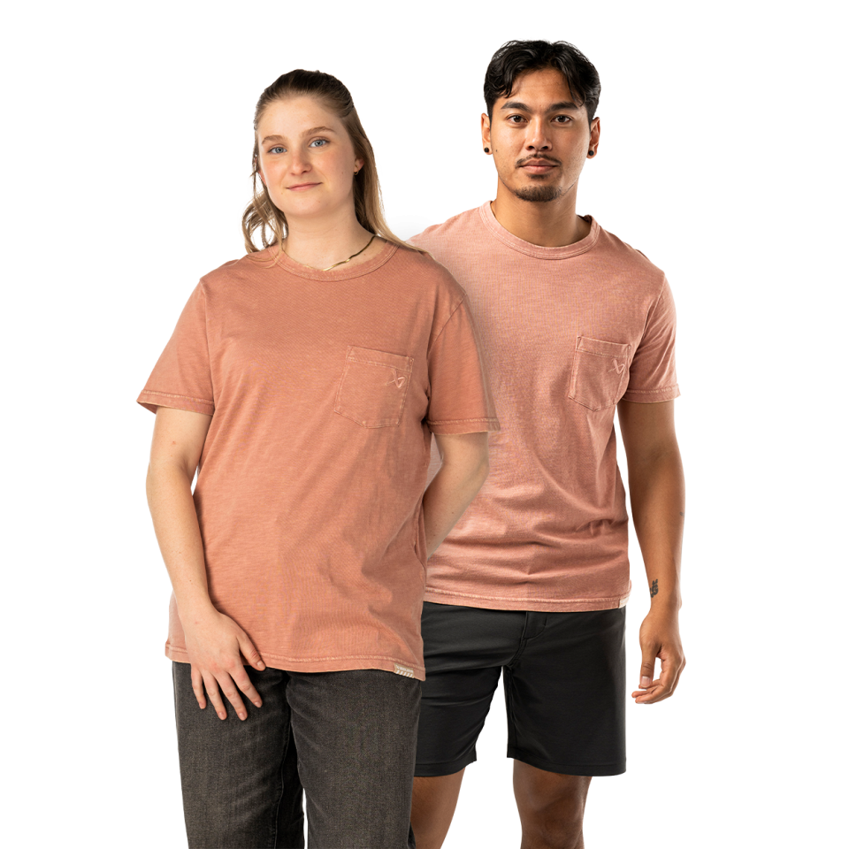 BAUER POCKET TEE ASH ROSE SENIOR