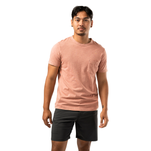 BAUER POCKET TEE ASH ROSE SENIOR