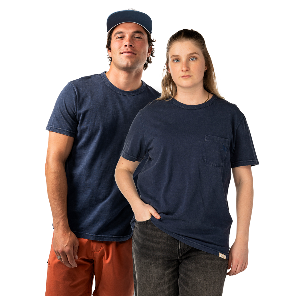 BAUER POCKET TEE NAVY SENIOR