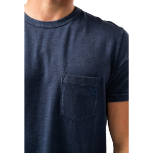 BAUER POCKET TEE NAVY SENIOR