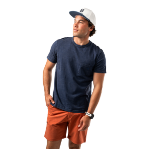 BAUER POCKET TEE NAVY SENIOR