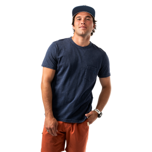 BAUER POCKET TEE NAVY SENIOR