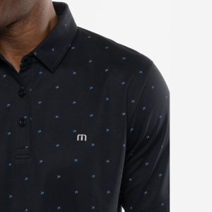 BAUER // TRAVIS MATHEW ON THE SCREWS POLO BLACK