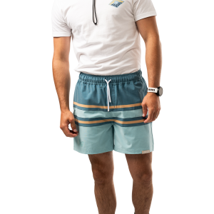 BAUER DEEP END SWIM SHORT AQUA SENIOR