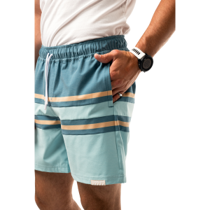 BAUER DEEP END SWIM SHORT AQUA SENIOR