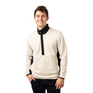 BAUER FLC TEXTURED 1/2 ZIP SENIOR