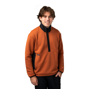 BAUER FLC TEXTURED 1/2 ZIP SENIOR